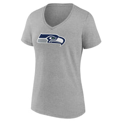 Women's Primary Team Logo V-Neck T-Shirt - Seattle Seahawks
