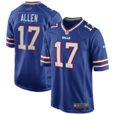 Josh Allen Team Game Player Jersey - Buffalo Bills