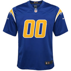 Youth Alternate Custom Game Jersey - Los Angeles Chargers