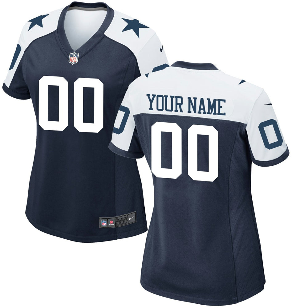 Women's Alternate Custom Game Jersey - Dallas Cowboys