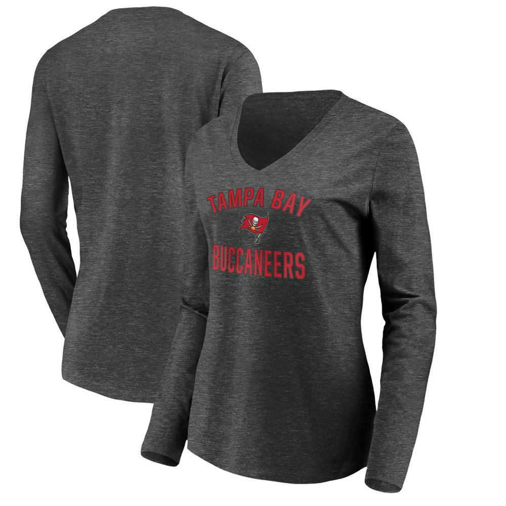 Women's Victory Arch Long Sleeve V-Neck T-Shirt - Tampa Bay Buccaneers