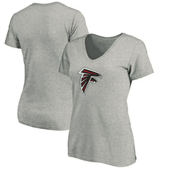 Women's Primary Logo V-Neck T-Shirt - Atlanta Falcons
