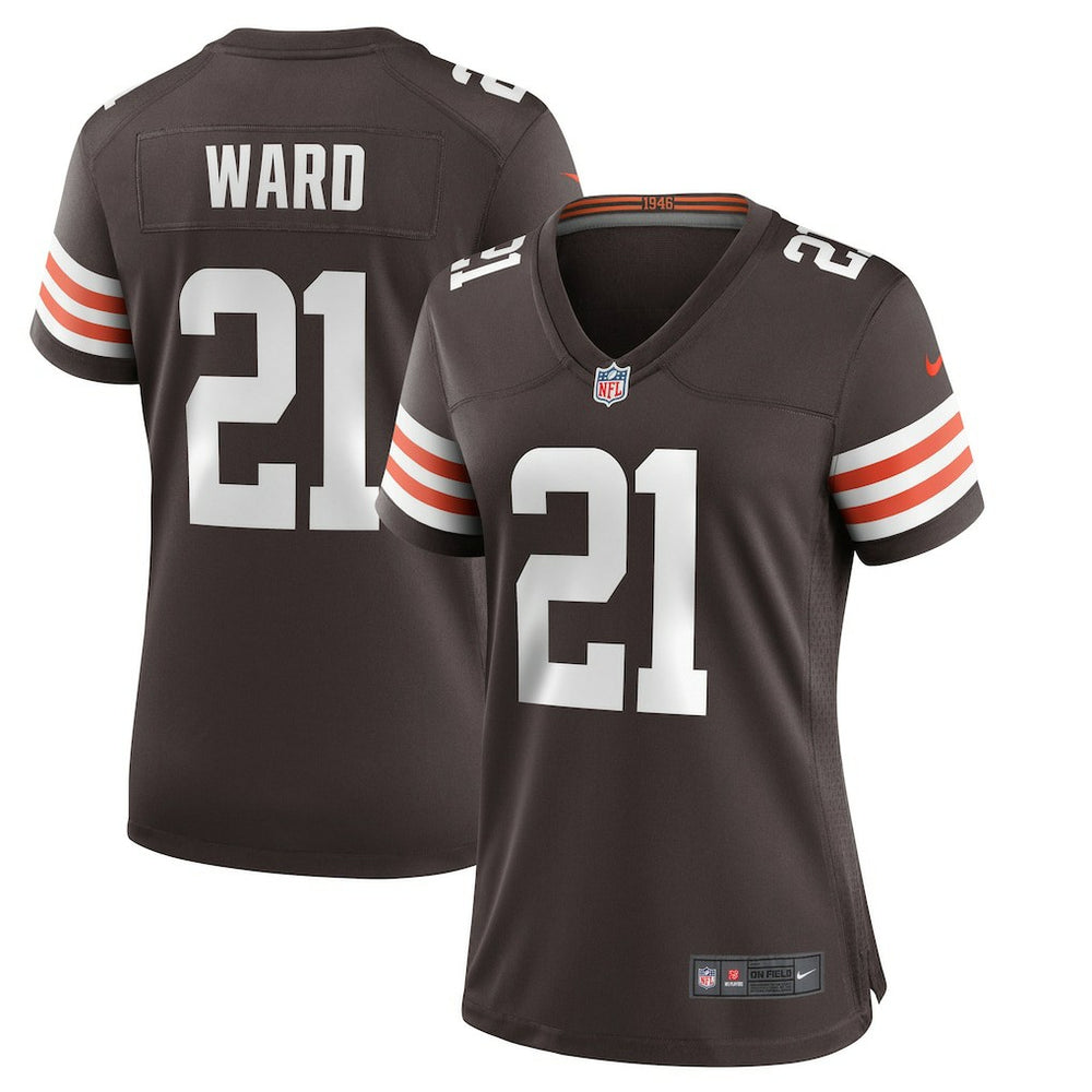 Denzel Ward Women's Player Game Jersey - Cleveland Browns