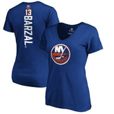 NHL Royal Mathew Barzal New York Islanders Women's Playmaker V-Neck T-Shirt