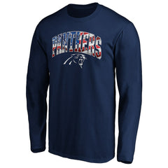 Banner Wave Long Sleeve T-Shirt - Carolina Panthers