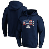 Banner Wave Fitted Pullover Hoodie - Cincinnati Bengals