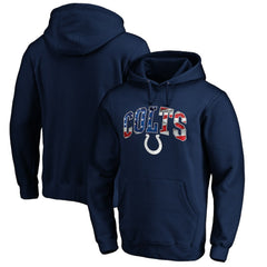 Banner Wave Fitted Pullover Hoodie - Indianapolis Colts