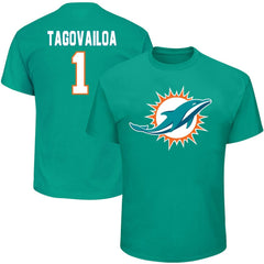 Tua Tagovailoa Big & Tall Player Name & Number T-Shirt - Miami Dolphins