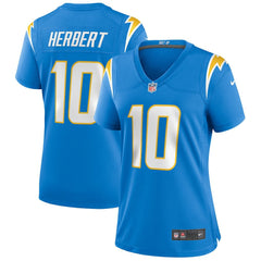Justin Herbert Women's Player Game Jersey - Los Angeles Chargers