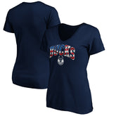 NBA Milwaukee Bucks Women's Banner Wave V-Neck T-Shirt