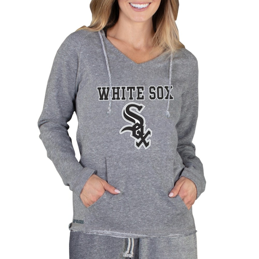 MLB Chicago White Sox Concepts Sport Women's Mainstream Terry Long Sleeve Hoodie Top