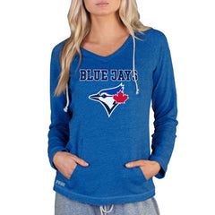 MLB Toronto Blue Jays Concepts Sport Women's Mainstream Terry Long Sleeve Hoodie Top