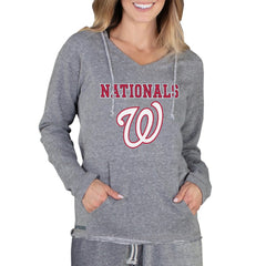 MLB Washington Nationals Concepts Sport Women's Mainstream Terry Long Sleeve Hoodie Top