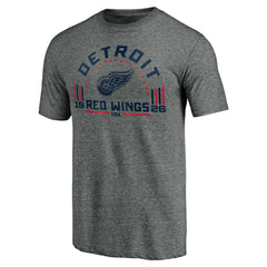NHL Heathered Gray Detroit Red Wings Team Freedom Tri-Blend T-Shirt