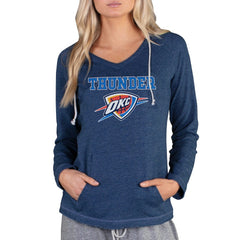 NBA Oklahoma City Thunder Concepts Sport Women's Mainstream Terry Hooded Top