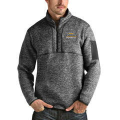 Antigua Fortune Quarter-Zip Pullover Jacket - Los Angeles Chargers