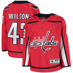 NHL Red Tom Wilson Washington Capitals Youth Home Premier Player Jersey