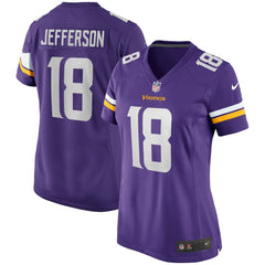 Justin Jefferson Women's Game Jersey - Minnesota Vikings