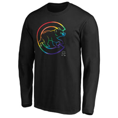 MLB Chicago Cubs Team Pride Logo Long Sleeve T-Shirt