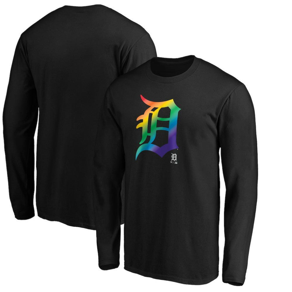 MLB Detroit Tigers Team Pride Logo Long Sleeve T-Shirt