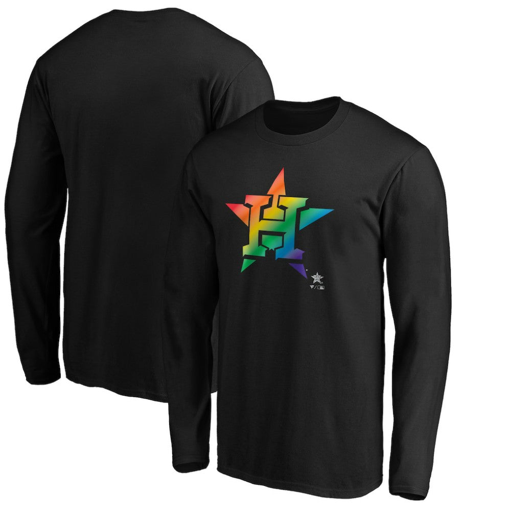 MLB Houston Astros Team Pride Logo Long Sleeve T-Shirt