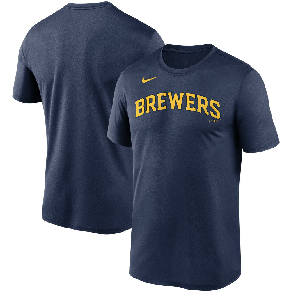 MLB Milwaukee Brewers Nike Wordmark Legend Performance T-Shirt