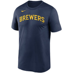 MLB Milwaukee Brewers Nike Wordmark Legend Performance T-Shirt