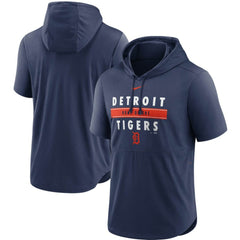 MLB Detroit Tigers Nike Home Team Short Sleeve Hoodie Top