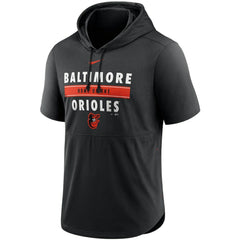 MLB Baltimore Orioles Nike Home Team Short Sleeve Performance Hoodie Top
