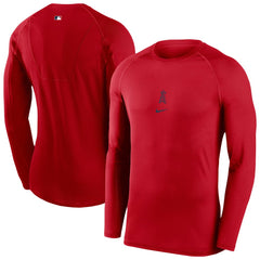 MLB Los Angeles Angels Nike Authentic Collection Raglan Long Sleeve T-Shirt