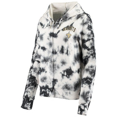 Women's Tie Dye Fleece Full-Zip Hoodie - New Orleans Saints