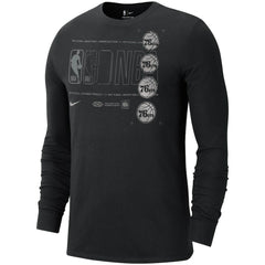 NBA Philadelphia 76ers Courtside Chrome Long Sleeve T-Shirt