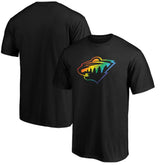 NHL Black Minnesota Wild Team Pride Logo T-Shirt