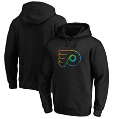 NHL Black Philadelphia Flyers Team Pride Logo Pullover Hoodie
