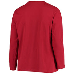 Women's Plus Size Primary Logo Long Sleeve Scoop Neck T-Shirt - Arizona Cardinals