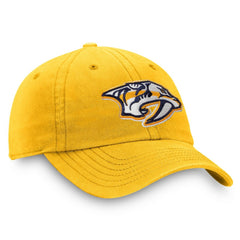 NHL Gold Nashville Predators Fanatics Core Primary Logo Adjustable Hat