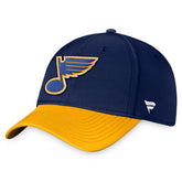 NHL Navy St. Louis Blues Fanatics Core Primary Logo Flex Hat