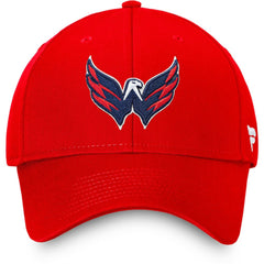 NHL Red Washington Capitals Fanatics Core Adjustable Hat