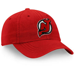 NHL Red New Jersey Devils Fanatics Women's Core Primary Logo Adjustable Hat