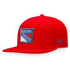 NHL Red New York Rangers Fanatics Core Primary Logo Fitted Hat