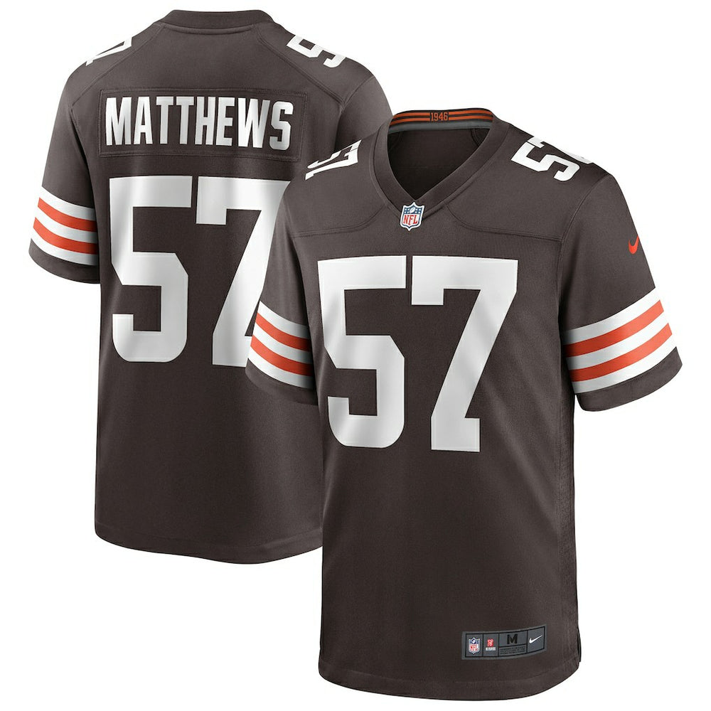 Clay Matthews Game Retired Player Jersey - Cleveland Browns