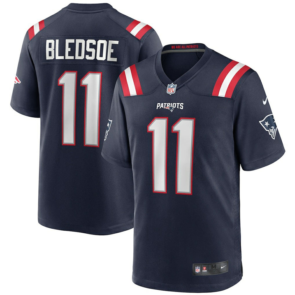 Drew Bledsoe Game Retired Player Jersey - New England Patriots