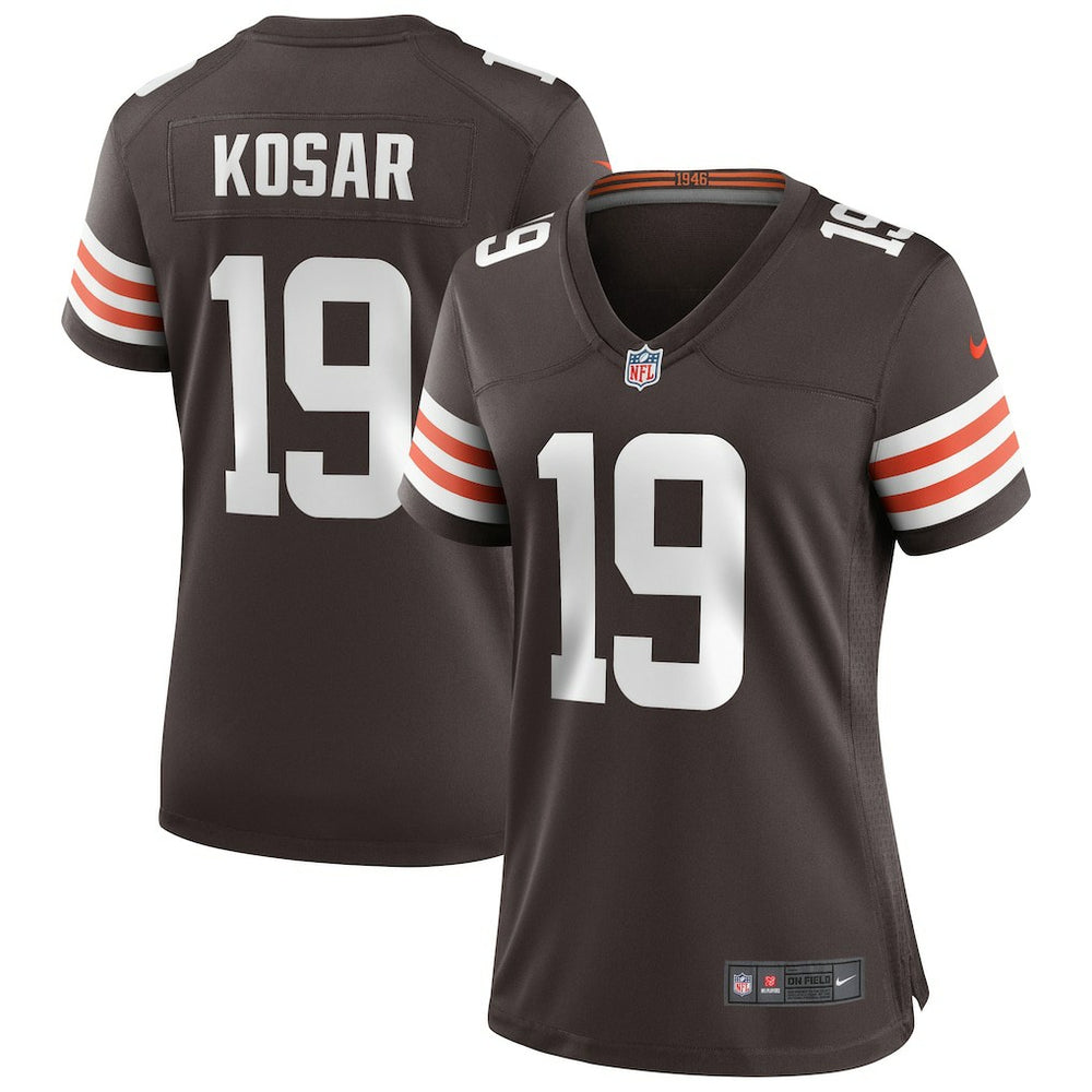 Bernie Kosar Women's Game Retired Player Jersey - Cleveland Browns