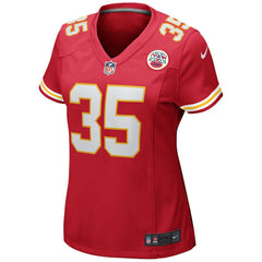 Christian Okoye Women's Game Retired Player Jersey - Kansas City Chiefs