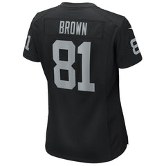 Tim Brown Women's Game Retired Player Jersey - Las Vegas Raiders