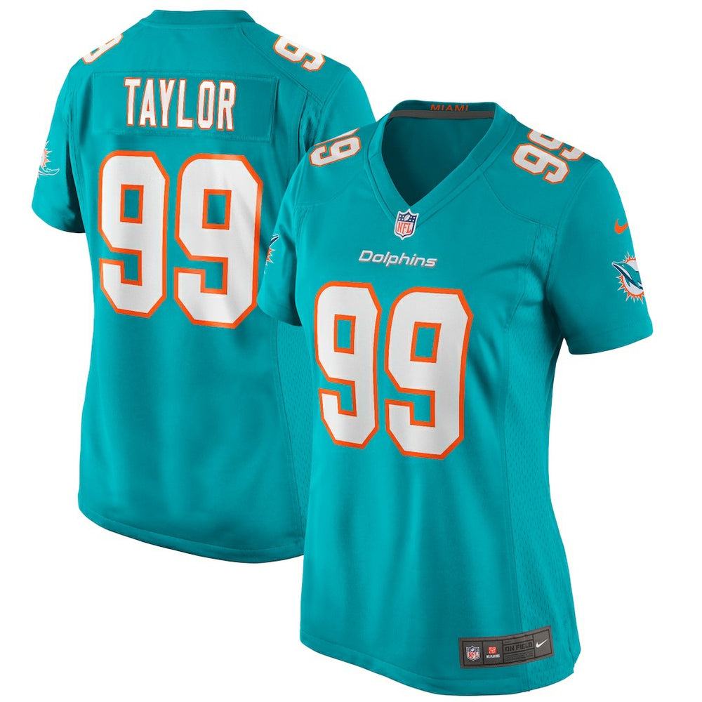 Jason Taylor Women's Game Retired Player Jersey - Miami Dolphins