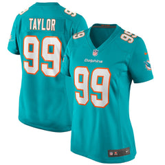 Jason Taylor Women's Game Retired Player Jersey - Miami Dolphins