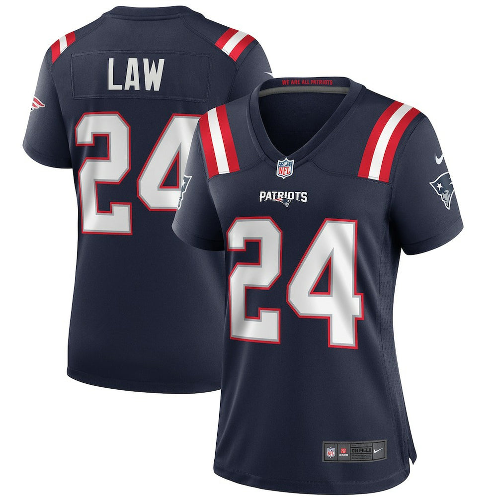 Ty Law Women's Game Retired Player Jersey - New England Patriots