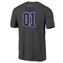 MLB Colorado Rockies Father's Day Greatest Dad Tri-Blend T-Shirt
