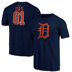 MLB Detroit Tigers Father's Day Greatest Dad Tri-Blend T-Shirt